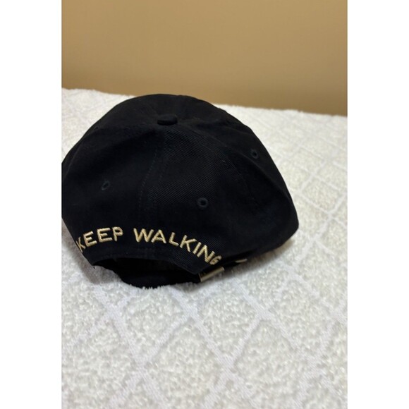 Johnnie Walker Keep Walking Whisky 2 Sided Embroidered Black Adjustable Hat - Picture 8 of 11